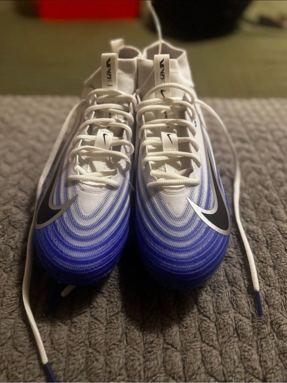 NEW Nike White and Blue Vapor Pro 1